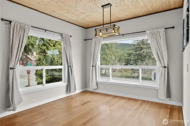 Check out the views of the mountains through the living room windows.