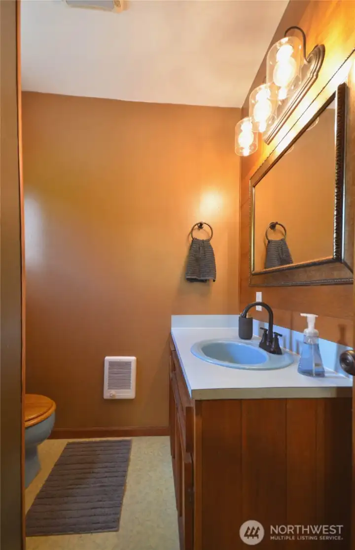 3/4 Bathroom off Laundry room