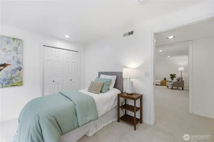Bedroom 3 of 3 Lower level.