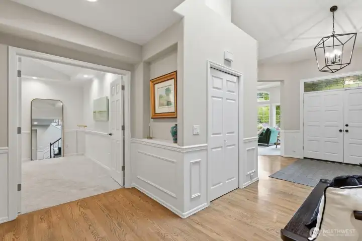 Entrance to main floor primary suite.