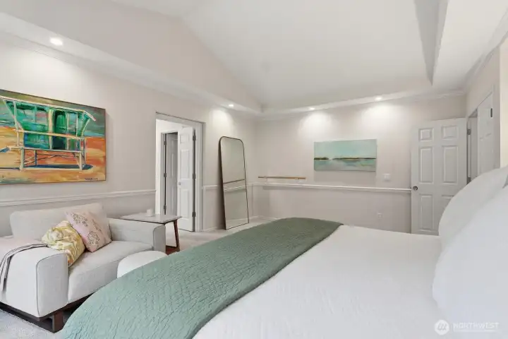 New recessed lighting.