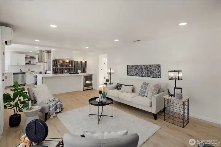 Open floor plan