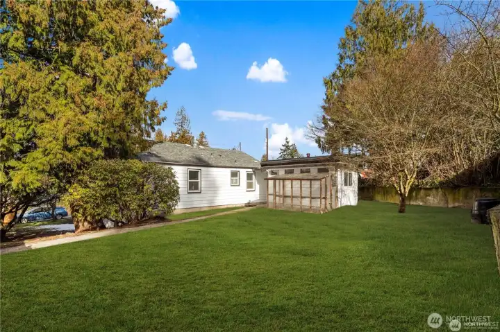 Your spacious backyard