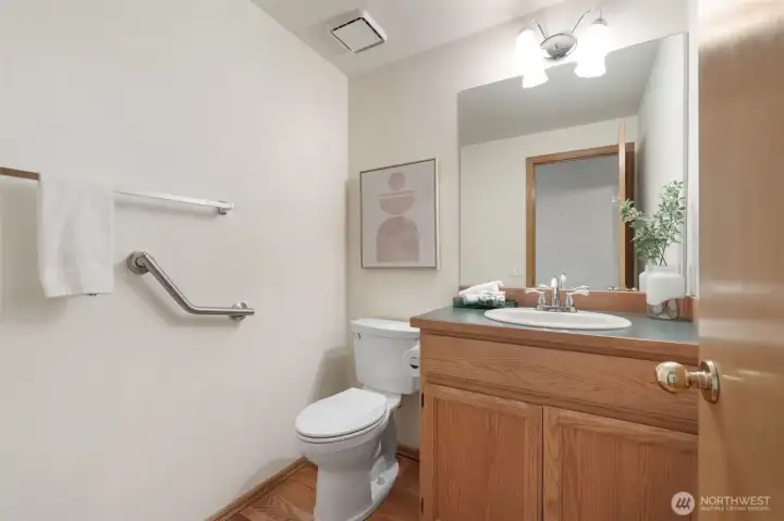 Main level powder bath