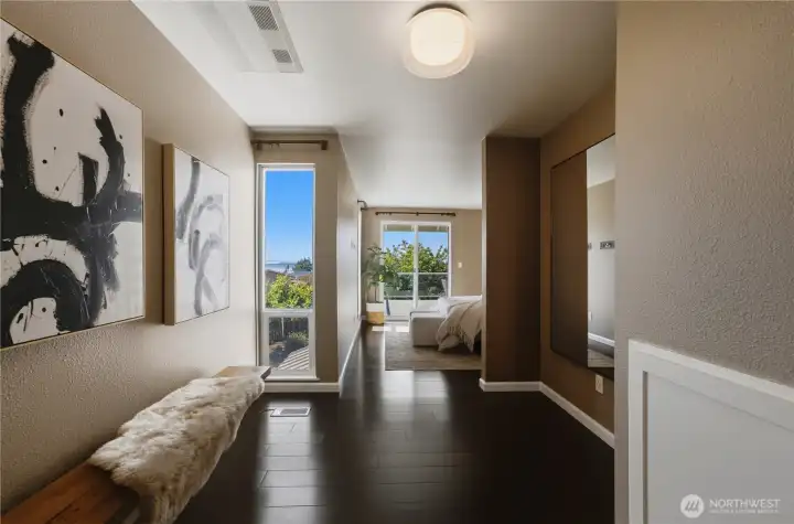 Wake up each morning to natural light and peaceful vistas beyond. Wake up each morning to natural light and peaceful vistas beyond.