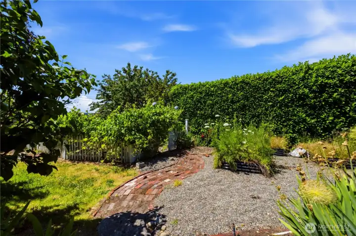 There's always something new to discover in this enchanting organic garden. There's always something new to discover in this enchanting organic garden.