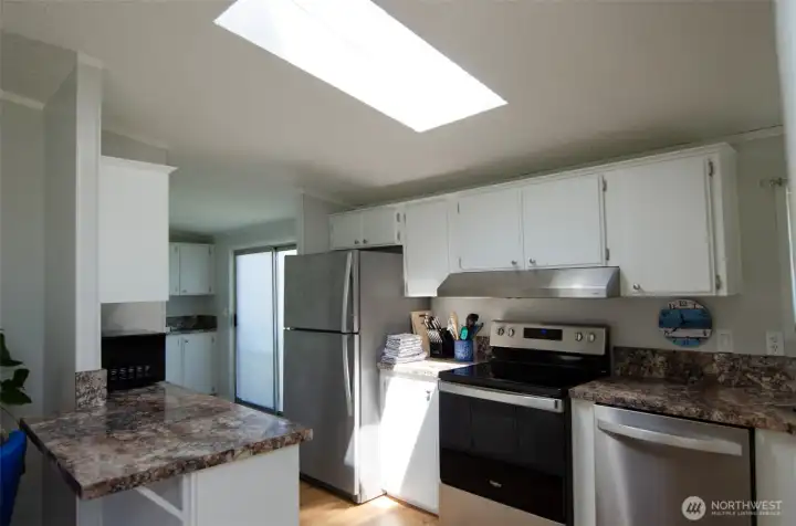 Kitchen with abundant counter space