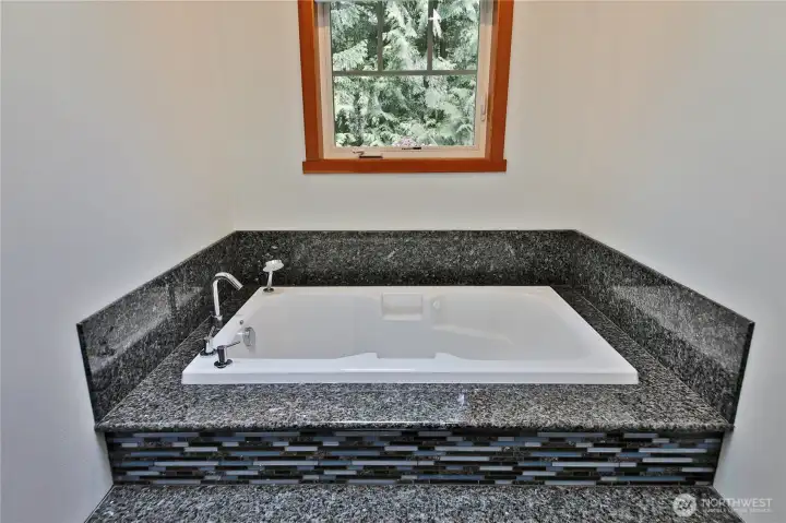 Primary soaking tub Primary soaking tub