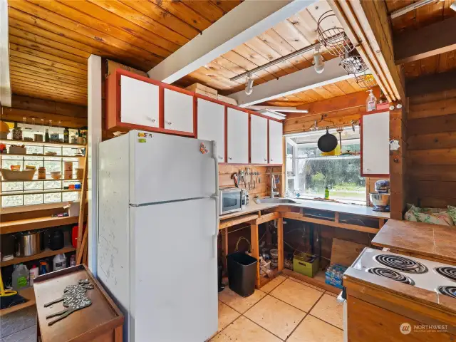 Kitchen and pantry.