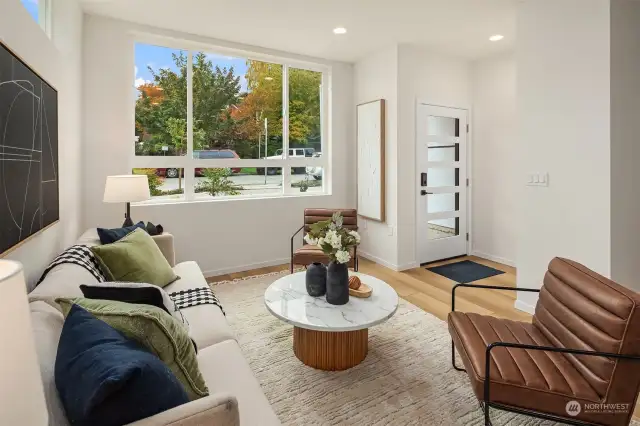 Photo from model home with similar floor plan