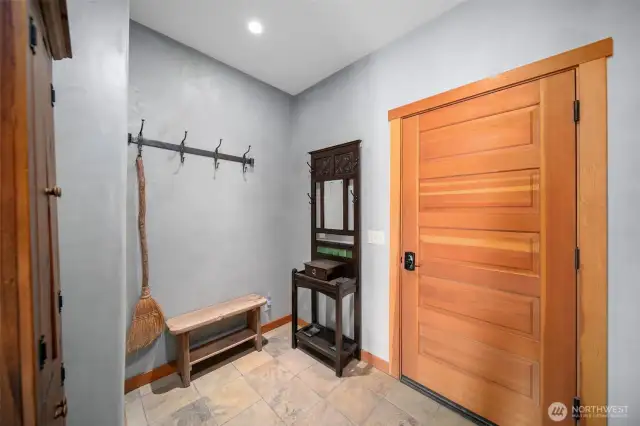 Inviting mudroom