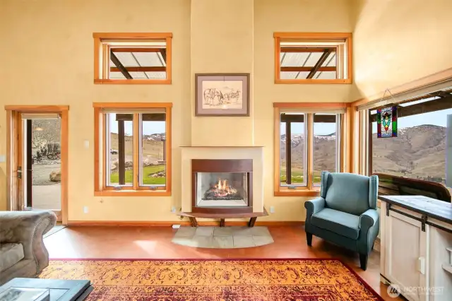 Beautiful fireplace