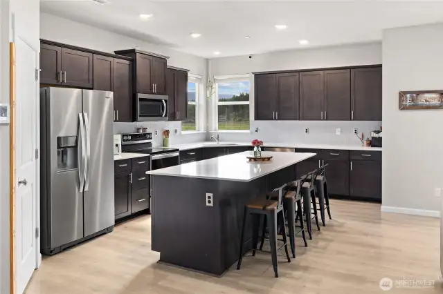Well appointed kitchen.
