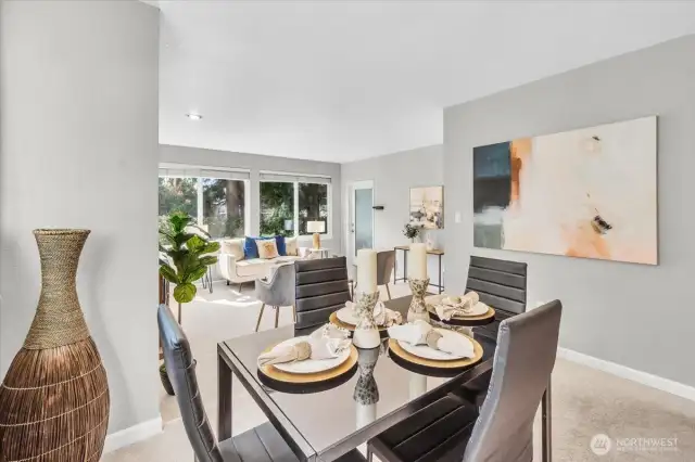 Dining to living room