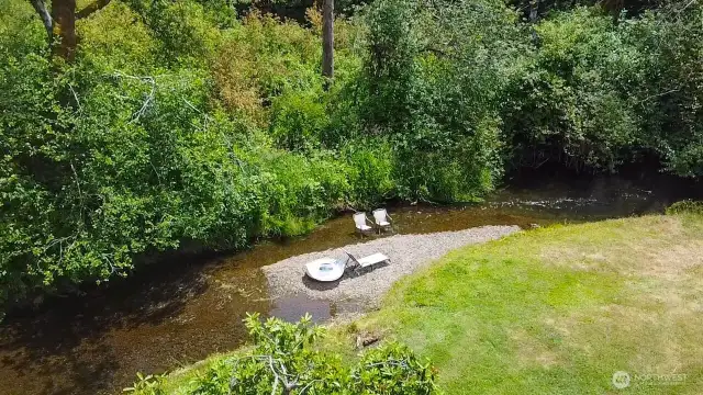 Cloquallum Creek flows right through your backyard