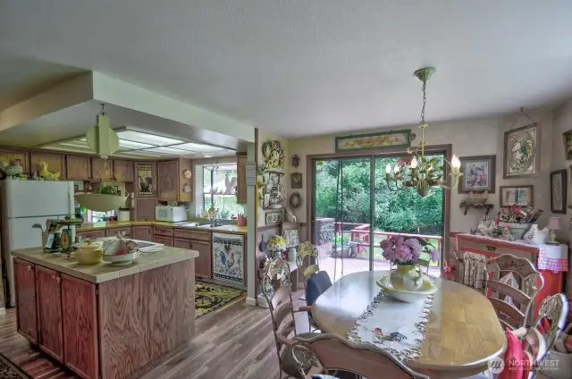 Kitchen with eating space