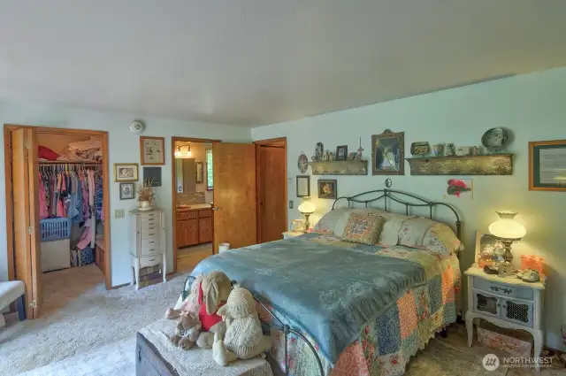 Primary Bedroom features walk-in closet and attached bath
