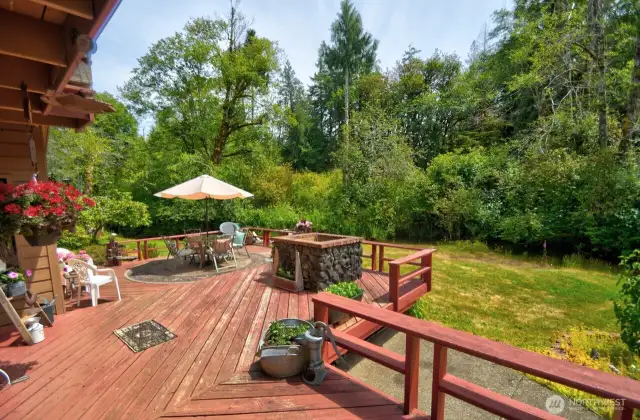 Spacious deck ready for summer