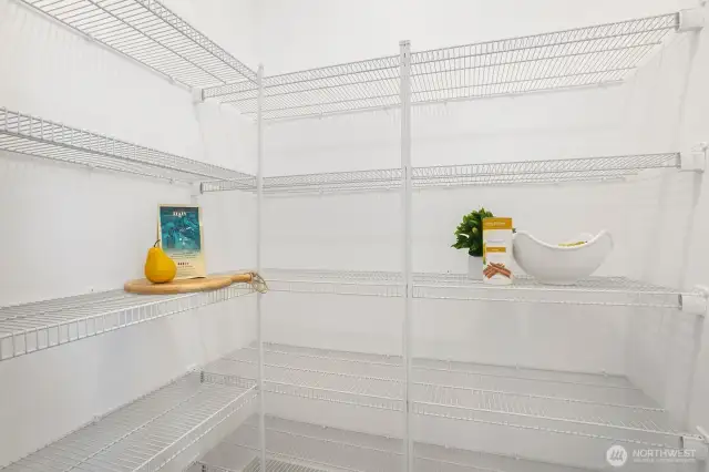 Pantry off kitchen