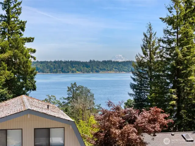 Unobstructed view of Mt. Rainier