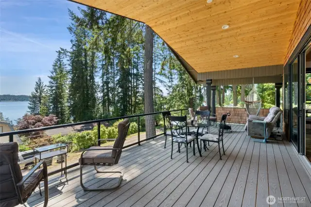 Expansive deck!