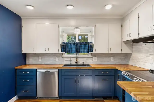 newly remodeled kitchen