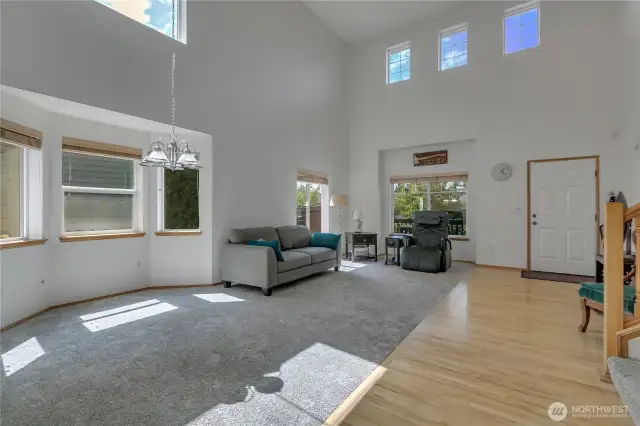 Formal living room #2 check out the vaulted ceilings