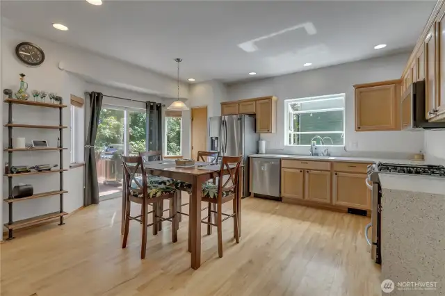 Kitchen with eating space
