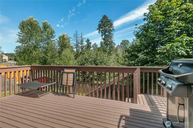 Deck off main floor