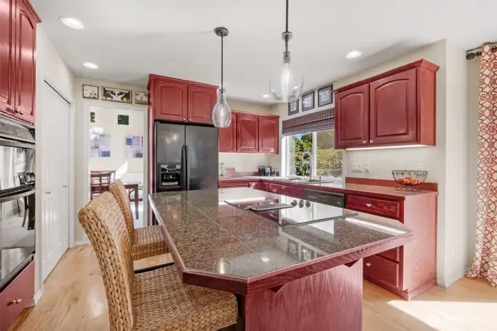 Kitchen with lots of counter space