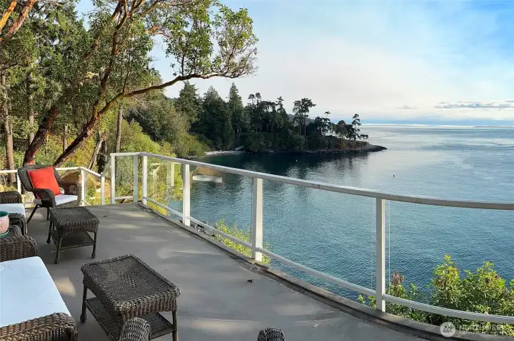 Fantastic deck from which to enjoy it all!