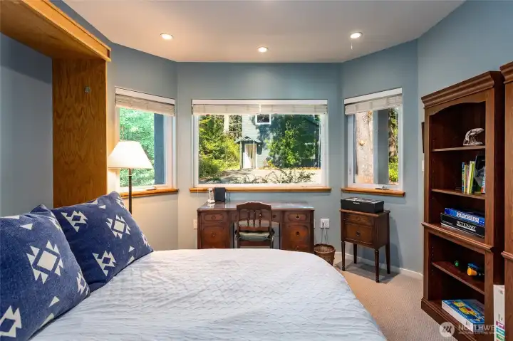Additional bedroom on the main level or a great office.