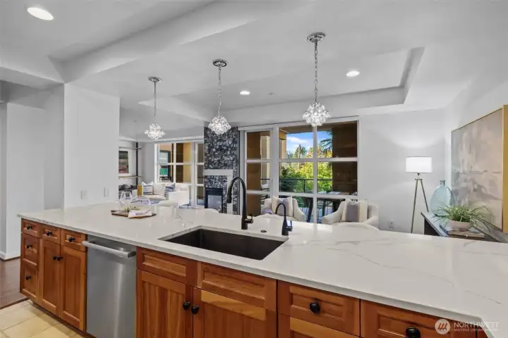 Enjoy stunning views right from your kitchen—perfect for cooking with a backdrop
