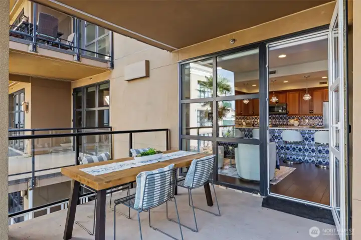 Spacious patio—ideal for gatherings, sunsets, and making memories