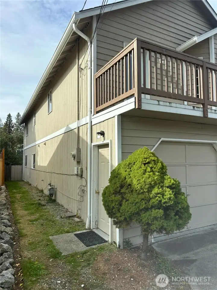 Side Door to Garage