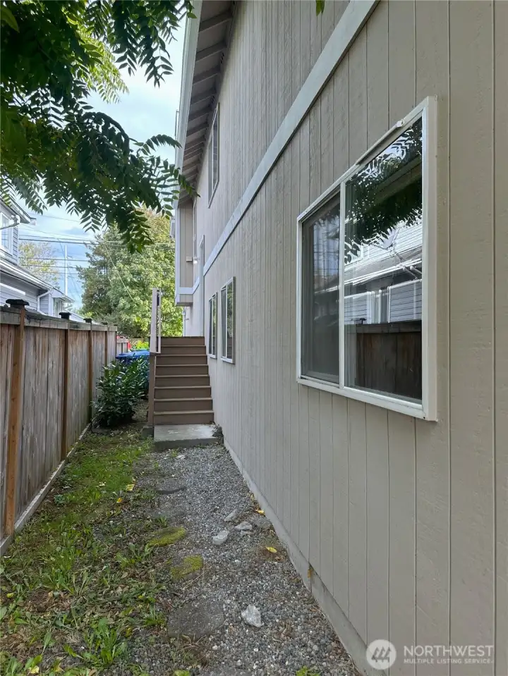 Walkway from Entry to Backyard