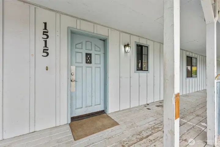 Two main front door entry points.