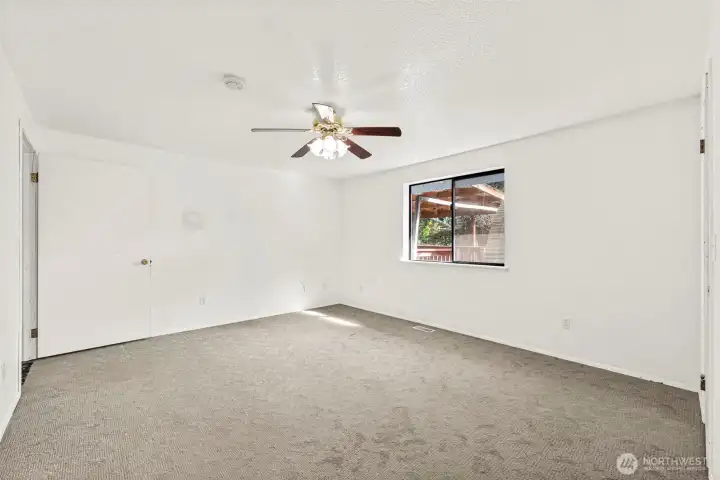 Primary bedroom from a different angle.