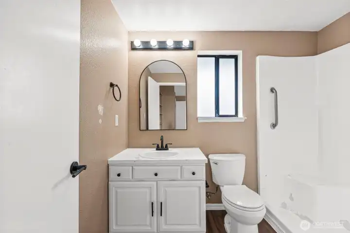 Bedroom #4 with 3/4 bathroom.