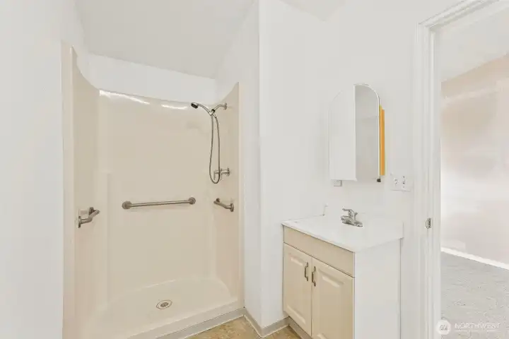 Bedroom #6 3/4 bathroom.