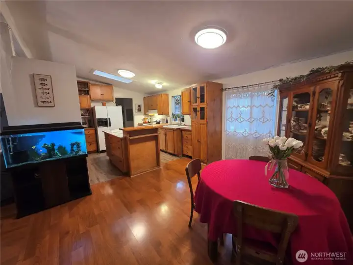 looking out from hall