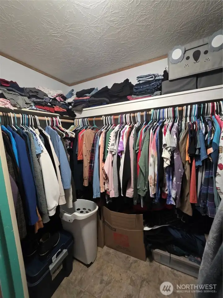 primary bedroom walk in closet