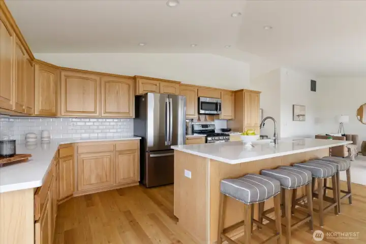 So much storage in this kitchen. You will have space to tuck everything away!