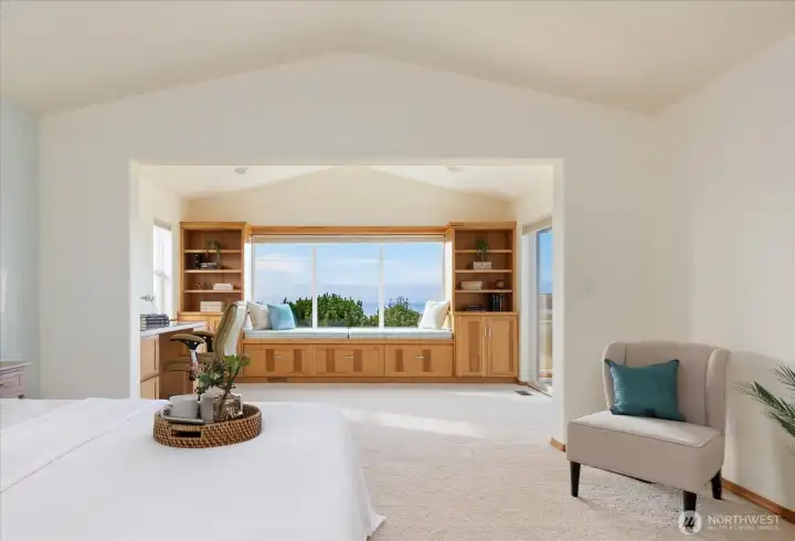 So dreamy and spa-like in this huge primary suite!