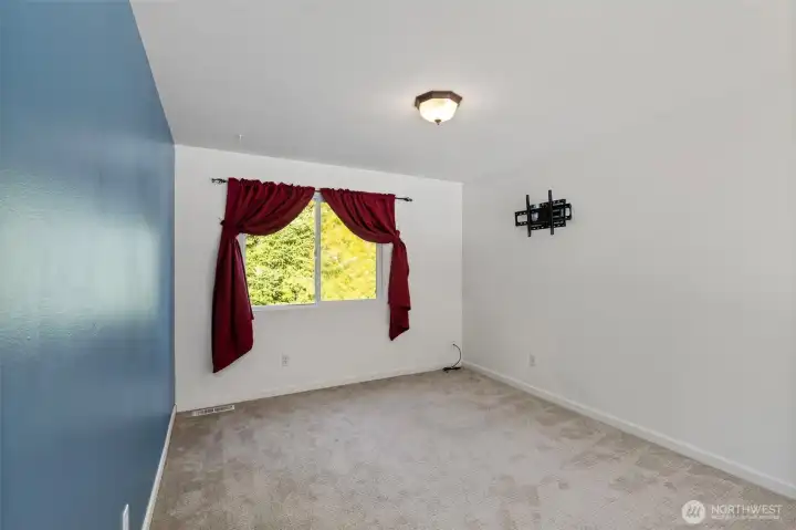 Den/loft area at the top of the stairs