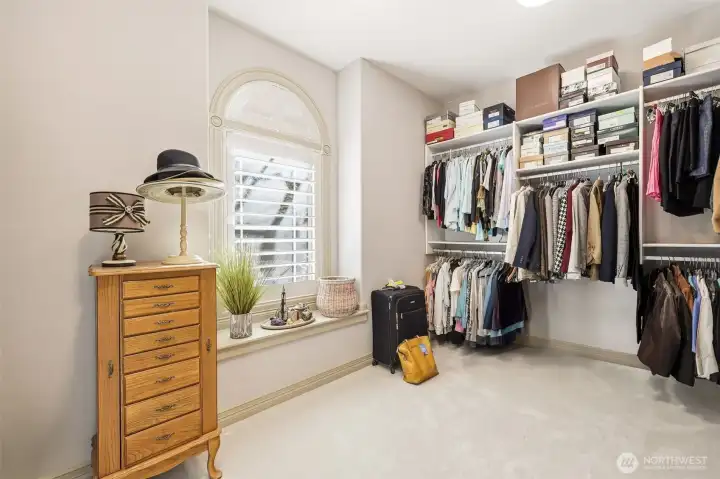 Primary closet