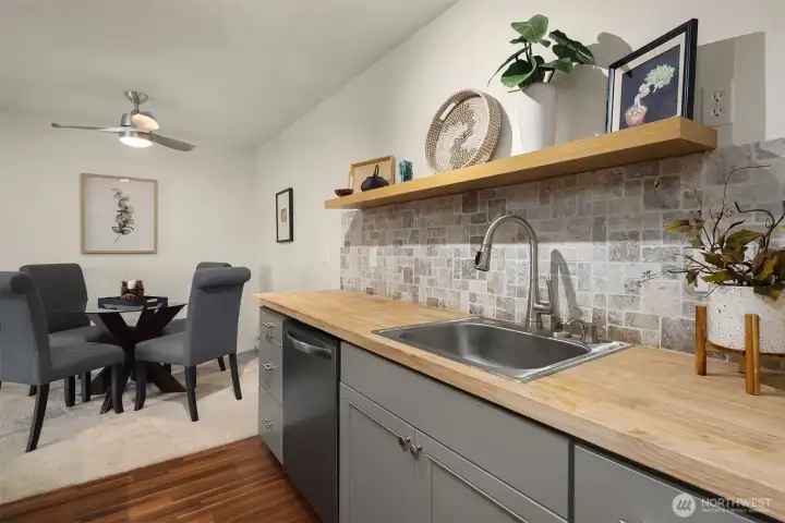 More of the updated kitchen