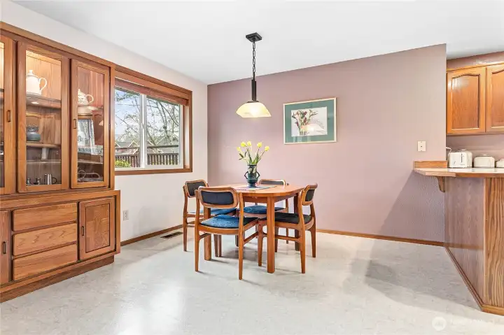 Room for a few barstools at the counter