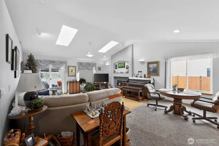 Living and dining room