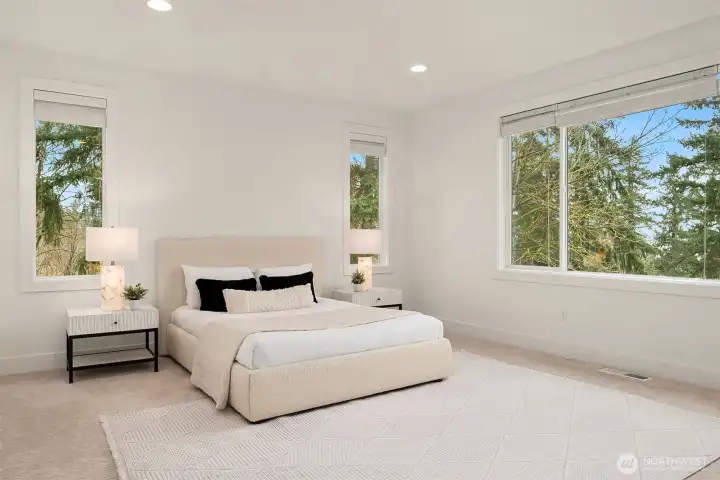 Large primary bedroom
